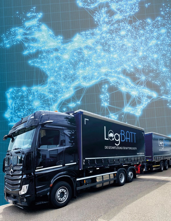 Entsorgungs- und Recyclinglogistik von  Lithium Ionen Batterie